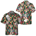 Funny Alpaca With Cactus Hawaiian Shirt, Tropical Alpaca Shirt For Men & Women